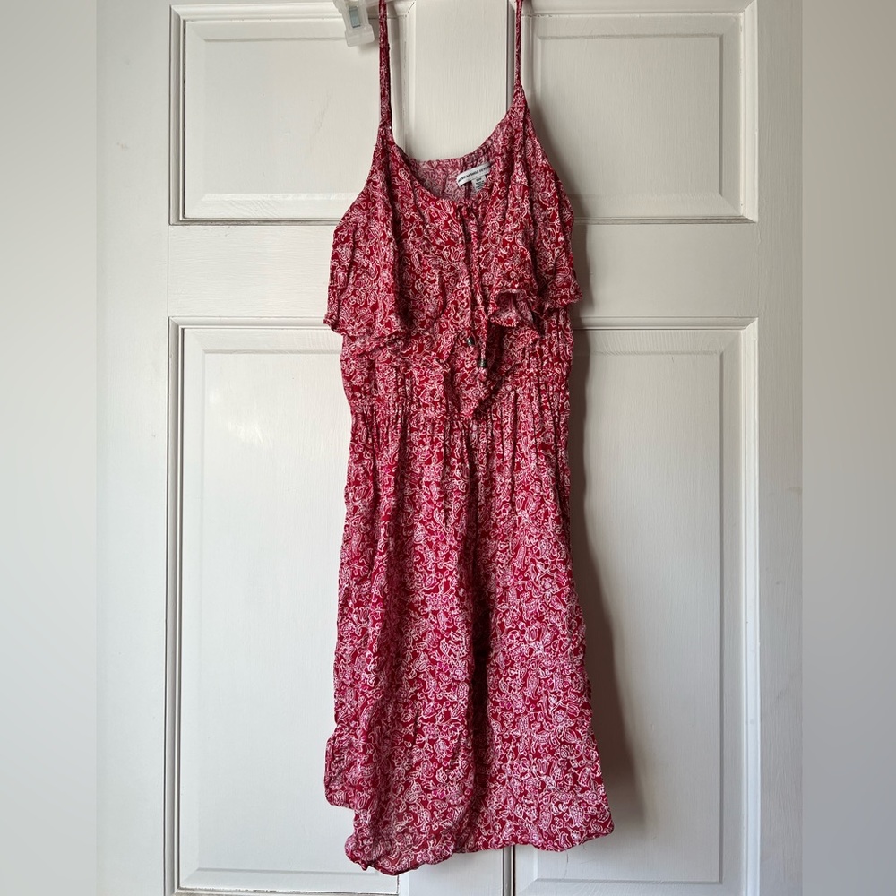 American eagle red spaghetti strap dress